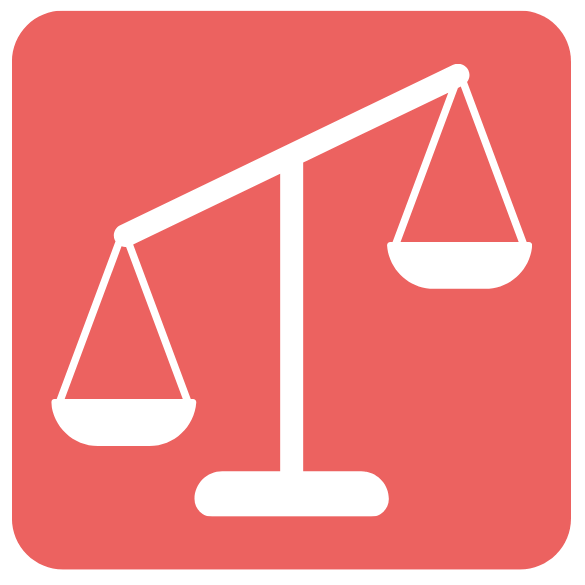 icon of the scales of justice